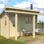 Drvena finska sauna Pihasauna 12