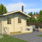 Drvena finska sauna Piha-Tuuri 12