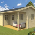 Drvena finska sauna Risto