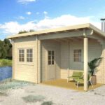 Drvena sauna Sami 70 mm sa terasom