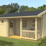 Drvena finska sauna Tommi